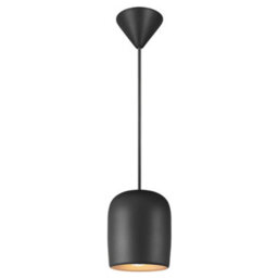 Nordlux Notti Metal Pendant Light Hand Blown Glass Black,mains - thumbnail 1