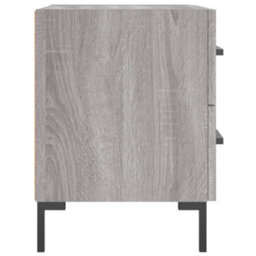 Berkfield Bedside Cabinets 2 Pcs Grey Sonoma 40X35X47.5 Cm Engineered Wood - thumbnail 7