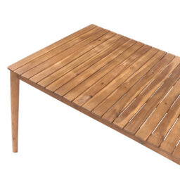 Beliani Garden Dining Table Jaco 180 Cm 100 Cm Acacia Wood Light Brown - thumbnail 5