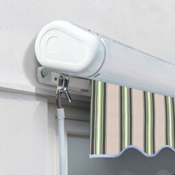Primrose Awnings 4.5M X 3.0M Retractable Electric Full Cassette Multistripe Awning Outdoor Patio Canopy - thumbnail 2