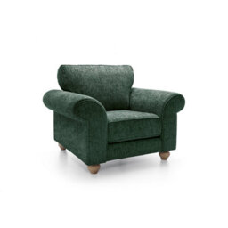 Abakus Direct Ingrid Collection Armchair In Jungle Green - thumbnail 3