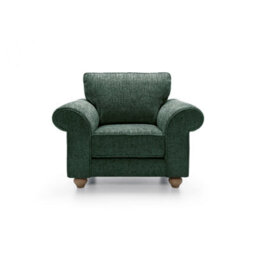 Abakus Direct Ingrid Collection Armchair In Jungle Green - thumbnail 2