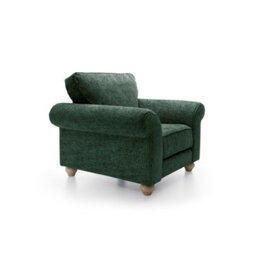 Abakus Direct Ingrid Collection Armchair In Jungle Green - thumbnail 4