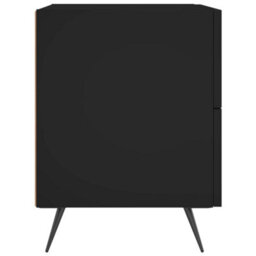 Berkfield Bedside Cabinets 2 Pcs Black 40X35X47.5 Cm Engineered Wood - thumbnail 8