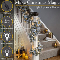 Christow Christmas Tree Lights Indoor Outdoor 500/750/1000/1500 Led 5Ft 6Ft 7Ft 8Ft Trees - thumbnail 4