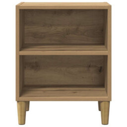 Berkfield Classic Bedside Cabinet Artisan Oak 40X30X50 Cm Engineered Wood - thumbnail 4