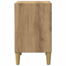 Berkfield Classic Bedside Cabinet Artisan Oak 40X30X50 Cm Engineered Wood - thumbnail 5