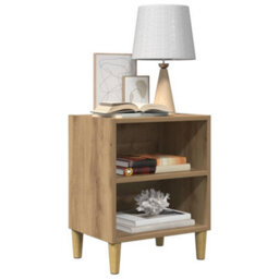 Berkfield Classic Bedside Cabinet Artisan Oak 40X30X50 Cm Engineered Wood - thumbnail 2