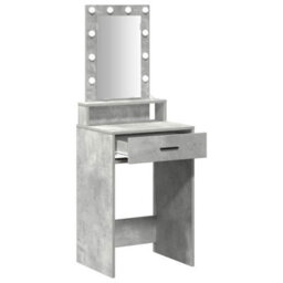 Walplus Dressing Table Grey 50 X 41 X 140 Cm Engineered Wood - thumbnail 4