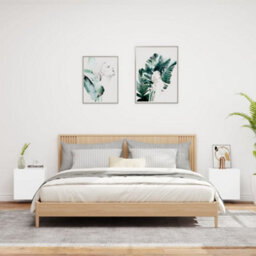 Berkfield Tv Wall Cabinets 2 Pcs White 40.5X30X40 Cm Engineered Wood - thumbnail 3