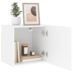 Berkfield Tv Wall Cabinets 2 Pcs White 40.5X30X40 Cm Engineered Wood - thumbnail 5