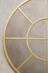 Orsina Descartes Gold Finish Round Wall Mirror - thumbnail 5