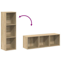 Vidaxl Book Cabinet/tv Cabinet Sonoma Oak 36X30X114 Cm Engineered Wood - thumbnail 9