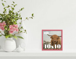 10X10 Pink Picture Frame (25.4 X 25.4Cm) Poster, Photo, Artwork, Gallery Wall Or Print - thumbnail 2