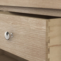 Farro Washed Oak 2 Over 3 Chest Of Drawers Fully Assembled -  By Roseland Furniture - thumbnail 8