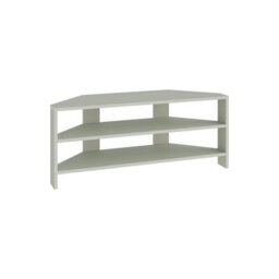 "Decortie Thales Corner Modern Tv Unit Entertainment Stand Ash Green 32"" Tvs H 43Cm W 110Cm" - thumbnail 2