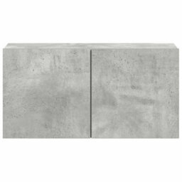 Berkfield Sturdy 5 Piece Tv Cabinet Set Concrete Grey Engineered Wood - thumbnail 7