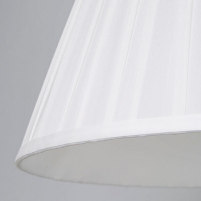 Lighting Collection Terra Glow Warm Terracotta Fabric Drum Pendant Light Shade - image 1