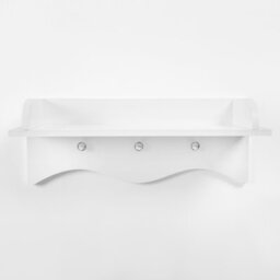 OHS Kids Wall Shelf Hanger Hooks Decorative Organiser Shelving Bedroom Storage Rack - thumbnail 2