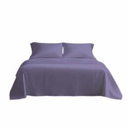 Microfibre Soft Touch Flat Sheet Plain Dyed Bed Linen Lilac - thumbnail 2