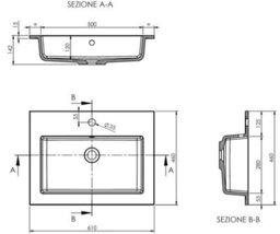 Affine 600mm Bathroom Cloakroom Vanity Unit Basin Wall Hung Furniture Soft Close White - thumbnail 6