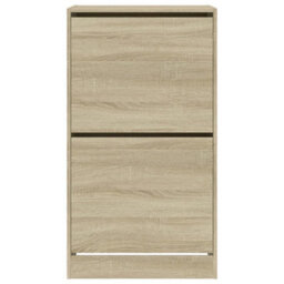 Walplus Shoe Cabinet With 2 Flip-Drawers Sonoma Oak 60X42X108 Cm - thumbnail 6