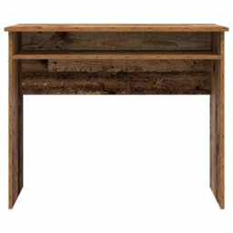 Berkfield Modern Desk Old Wood 90X50X74 Cm Engineered Wood - thumbnail 4