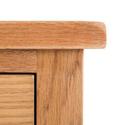 Surrey Oak 5 Drawer Tallboy Chest Fully Assembled - By Roseland Furniture - thumbnail 9