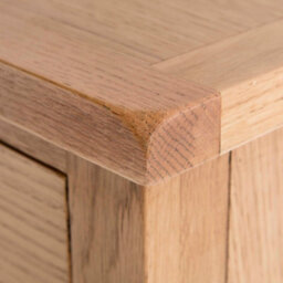 Surrey Oak 5 Drawer Tallboy Chest Fully Assembled - By Roseland Furniture - thumbnail 8