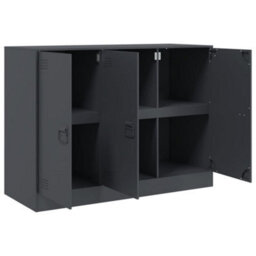 Vidaxl Sideboard Anthracite 99X39X73 Cm Steel - thumbnail 7