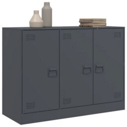 Vidaxl Sideboard Anthracite 99X39X73 Cm Steel - thumbnail 4