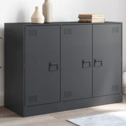 Vidaxl Sideboard Anthracite 99X39X73 Cm Steel - thumbnail 1