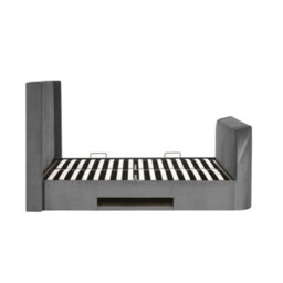 Oakham Hickory Dark Grey Tv Ottoman Storage Bed -  Superking (180Cm) (150Cm) - thumbnail 6