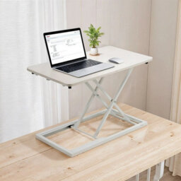White Standing Desk Converter Sit Stand Desk - thumbnail 5