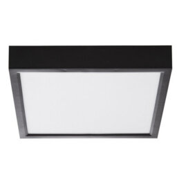 Luminosa Lighting Luminosa Puccy Flush Ceiling Light Black Led Dimmable 3000K - thumbnail 2