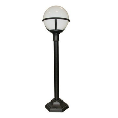 Outdoor Ip44 Mini Lamp Post - Black Led E27 100W
