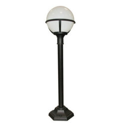 Outdoor Ip44 Mini Lamp Post - Black Led E27 100W