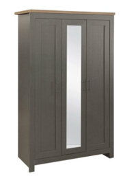 Birlea Highgate 3 Door Wardrobe With Mirror - thumbnail 4