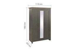 Birlea Highgate 3 Door Wardrobe With Mirror - thumbnail 8