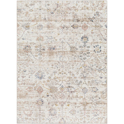 Livabliss Lavadora Washable Grey Brown Traditional Boho Living Dining Rug 200 X 275 Cm Non Shedding - image 1
