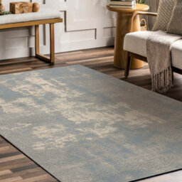 RugsX Flux 461.2.ae500 Wool Carpet Osta - Abstraction, Structural, Loft Cream Blue 200X300 Cm - thumbnail 1