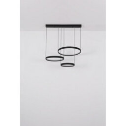 Luminosa Lighting Luminosa Briggs Pendant Ceiling Light Matt Black 3X Led Dimmable 2700-6000K Remote Control - thumbnail 6