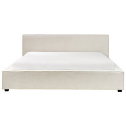 Beliani Bed Boucle Mirande 180 X 200 Cm (Eu Super King) Off-White - thumbnail 5