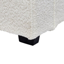 Beliani Bed Boucle Mirande 180 X 200 Cm (Eu Super King) Off-White - thumbnail 8