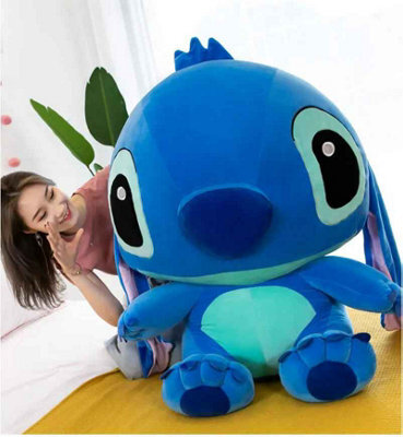Cute Stitch Plush Toy , Soft Cartoon Stuffed Doll, Anime Pillow Pendant For Birthday Gift 35Cm - image 1