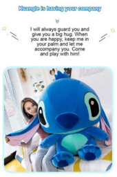 Cute Stitch Plush Toy , Soft Cartoon Stuffed Doll, Anime Pillow Pendant For Birthday Gift 35Cm - thumbnail 3