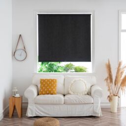 GoodHome Novan Cordless Black Blackout Roller Blind (W)180Cm (L)180Cm - thumbnail 6