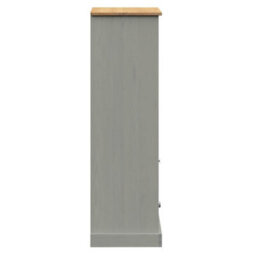 Vidaxl Bookcase Vigo Grey 60X35X114.5 Cm Solid Wood Pine - thumbnail 6