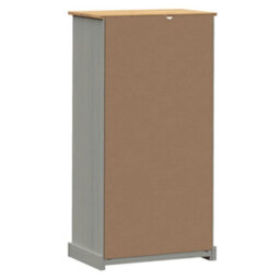 Vidaxl Bookcase Vigo Grey 60X35X114.5 Cm Solid Wood Pine - thumbnail 7