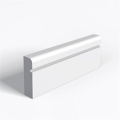 Marlborough - Single Set - Mdf Pencil Round And 1 Square Groove Architrave - 25mm (T) X 58mm (H)